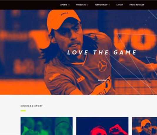 El proyecto de Dunlop se afianza con una página especializada en deportes de raqueta