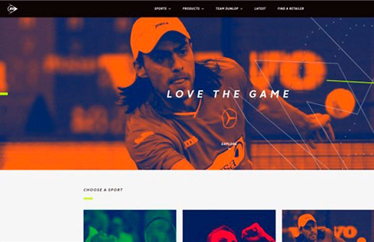 El proyecto de Dunlop se afianza con una página especializada en deportes de raqueta