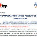 Die Vorbereitungen für den 2018 World Cup in Paraguay beginnen