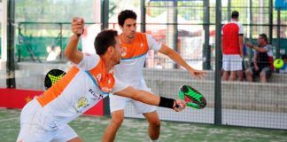 Valladolid Open 2018: Miki Solbes y Christian Futer, en acción (World Padel Tour)