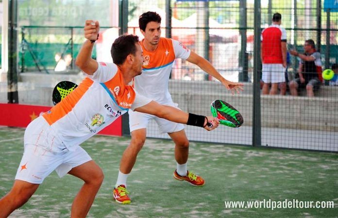 Valladolid Open 2018: Miki Solbes y Christian Futer, en acción (World Padel Tour)