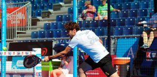 Valladolid Open 2018: Nacho Gadea, en acción (World Padel Tour)