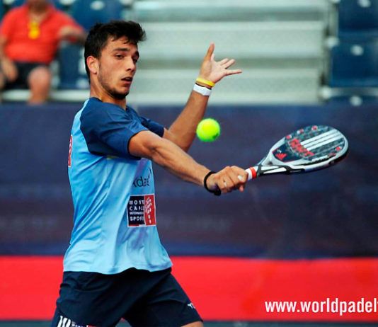 Valladolid Open 2018: Ale Galán, in Aktion (Welt Padel Tour)