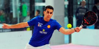 Swedish Padel Open: Raúl Marcos, en acción