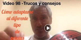 Tips-Tricks of Miguel Sciorilli (98): Adaptation to the different types of balls