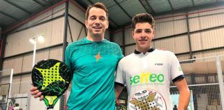 Marcello Jardim y Agustín Tapia, en acción en el Lisboa Challenger 2018