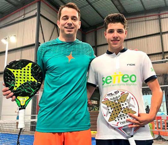Marcello Jardim y Agustín Tapia, en acción en el Lisboa Challenger 2018