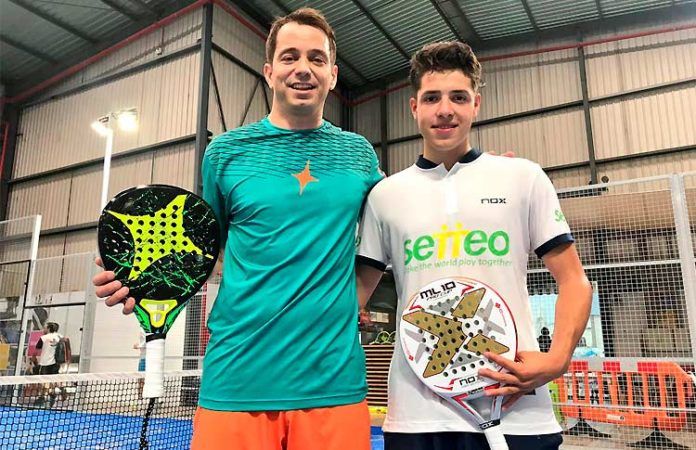 Marcello Jardim y Agustín Tapia, en acción en el Lisboa Challenger 2018
