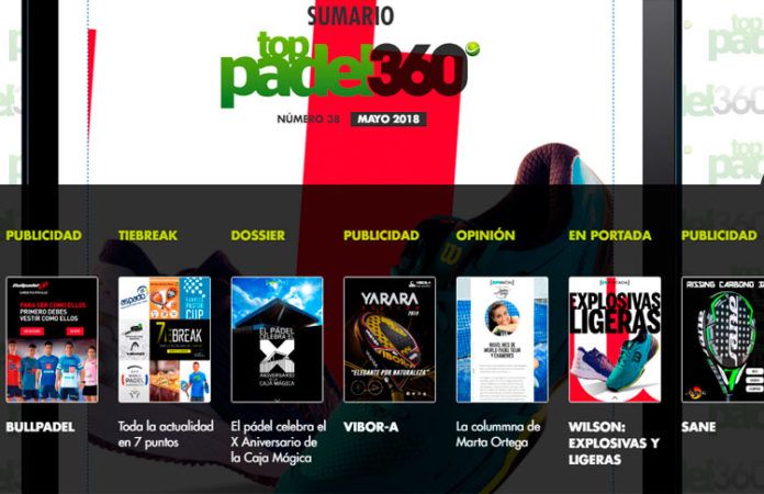Número 38 de la Revista Digital Top Pádel
