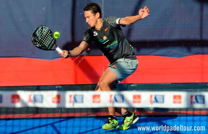 Uri Botello, en acción en el Melilla Challenger 2018