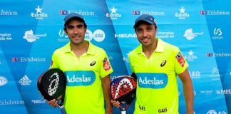 Fernando Belasteguín-Pablo Lima, en la Exhibición de Bruselas