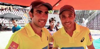 Fernando Belasteguín-Pablo Lima, en la Exhibición de Bruselas