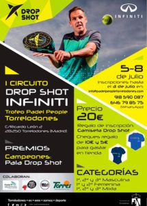 Torrelodones accueillera le quatrième test du circuit Drop Shot Infiniti