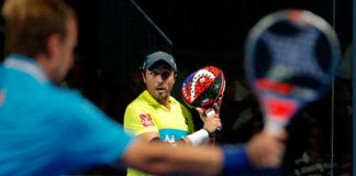 Cervezas Victoria Mijas Open: Fernando Belasteguín, en acción