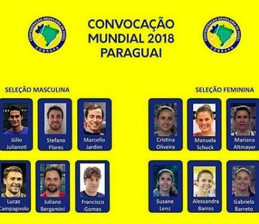 Brasil anuncia sus Selecciones para el Mundial 2018 de Paraguay