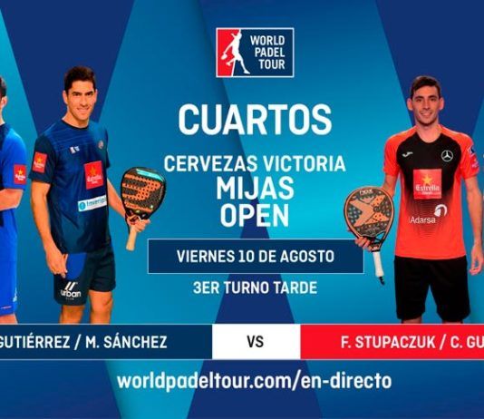 Cervezas Victoria Mijas Open: Orden de Juego de Cuartos de Final
