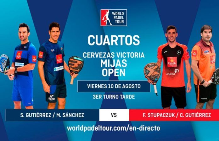 cuartos Cervezas Victoria Mijas Open: Orden de Juego de Cuartos de Final