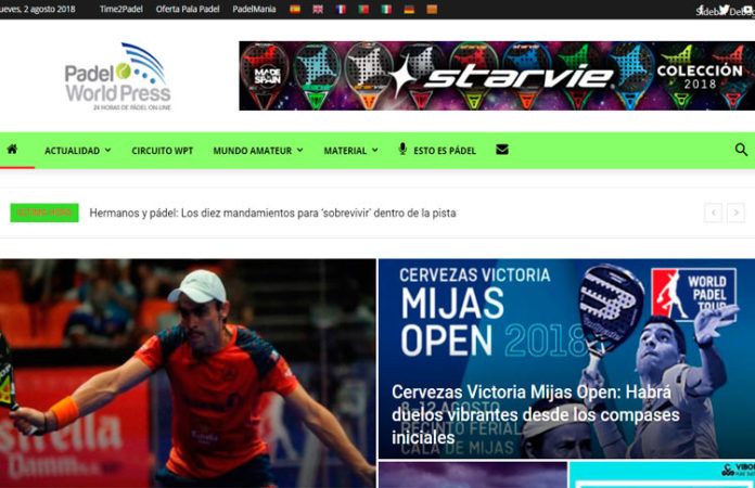 Las mejores noticias de pádel, a tu alcance en Padel World Press