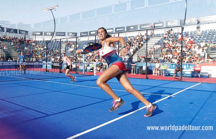 Agudizar los reflejos... Bea González, en acción en el Mijas Open