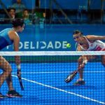 Oeiras Valley Portugal Padel Masters: Delfina Brea-Ana Catarina Nogueira, en acción