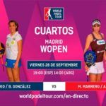 Madrid WOpen 2018: Ordem dos jogos de quartas de final