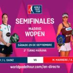 Madri WOpen 2018: Ordem de jogo semi-final