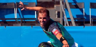 Oeiras Valley Portugal Padel Master: Juan Martín Díaz, en acción