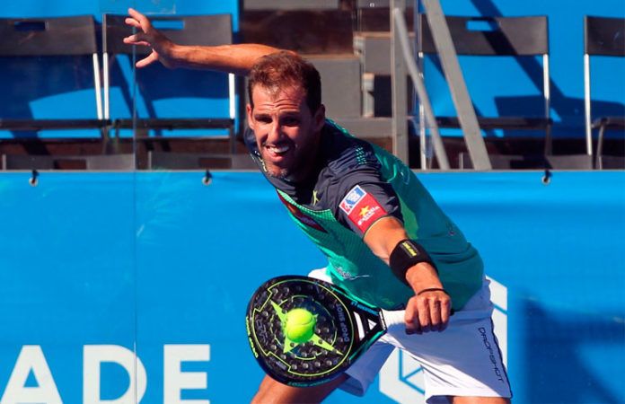 Oeiras Valley Portugal Padel Master: Juan Martín Díaz, en acción