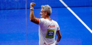 Miguel Lamperti en el World Padel Toue 2018.