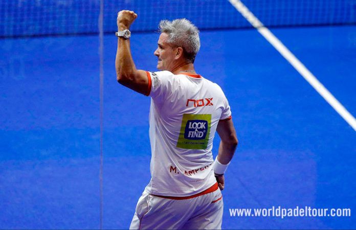 Miguel Lamperti en el World Padel Toue 2018.
