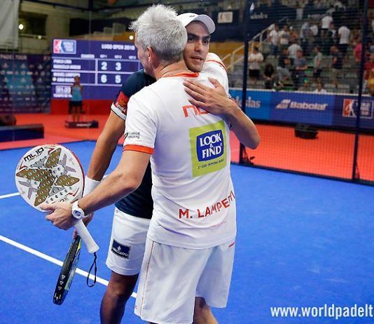 Lugo Open: Miguel Lamperti y Juani Mieres, en acción