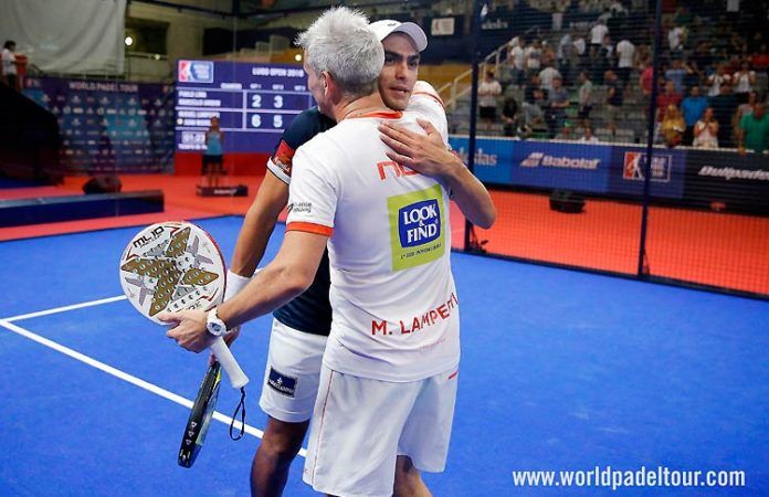 Lugo Open: Miguel Lamperti y Juani Mieres, en acción