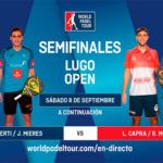 Lugo Open: Ordre de Joc de Semifinals