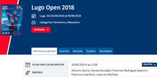 Lugo Open: tutto pronto per il suo imminente inizio
