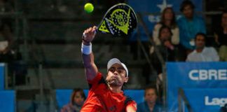 Juani Mieres en el World Padel Tour.