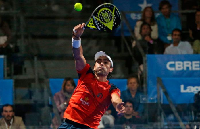 Juani Mieres en el World Padel Tour. Juani Mieres en el World Padel Tour.