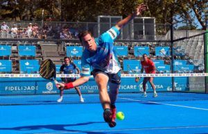 Oeiras-Tal Portugal Padel Meister: Paquito Navarro, in Aktion