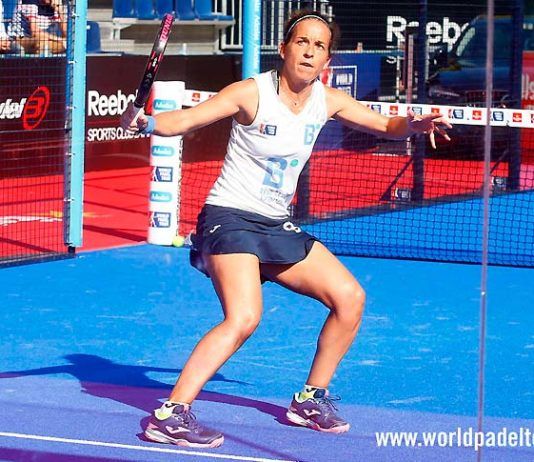 Patty Llaguno y Virginia Riera presentan su nuevo proyecto Madrid WOpen 2018: Patty Llaguno, en acción