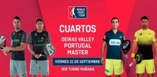 Oeiras Valley Portugal Padel Masters: Orden de Juego de Cuartos de Final