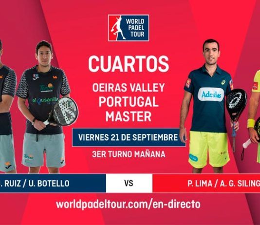 Oeiras Valley Portugal Pàdel Màsters: Ordre de Joc de Quarts de Final