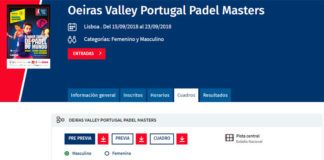 Oeiras Valley Portugal Padel Masters: Todo listo para su inminente inicio