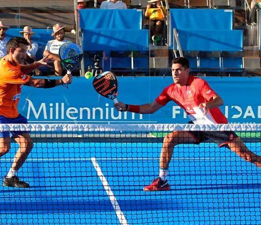 Oeiras Valley Portugal Padel Masters: Sanyo Gutierrez y Maxi Sánchez, en acción