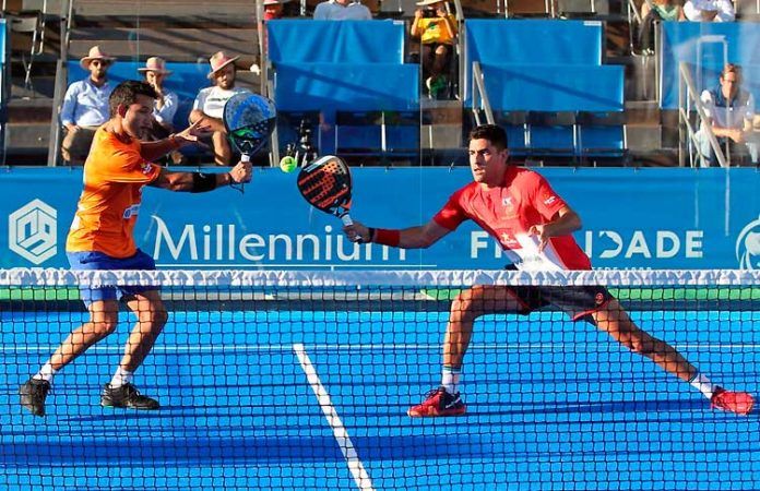 Oeiras Valley Portugal Padel Masters: Sanyo Gutierrez y Maxi Sánchez, en acción