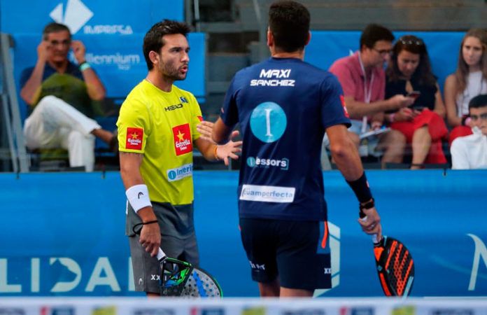 Oeiras Valley Portugal Padel Masters: Sanyo Gutierrez y Maxi Sánchez, en acción