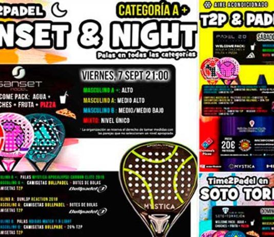 Diversión asegurada para el fin de semana junto a Torneos Time2Padel Diversión asegurada para el fin de semana junto a Torneos Time2Padel
