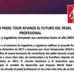 World Padel Tour afianza su proyecto por los próximos 5 años
