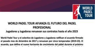 World Padel Tour afianza su proyecto por los próximos 5 años