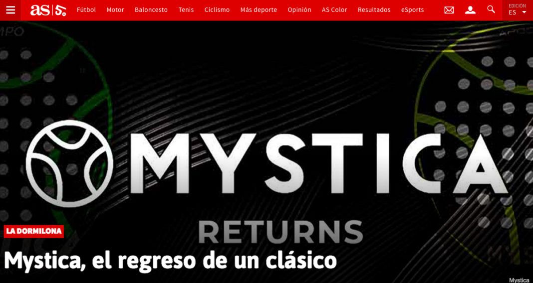Mystica reconquista el Diario AS.