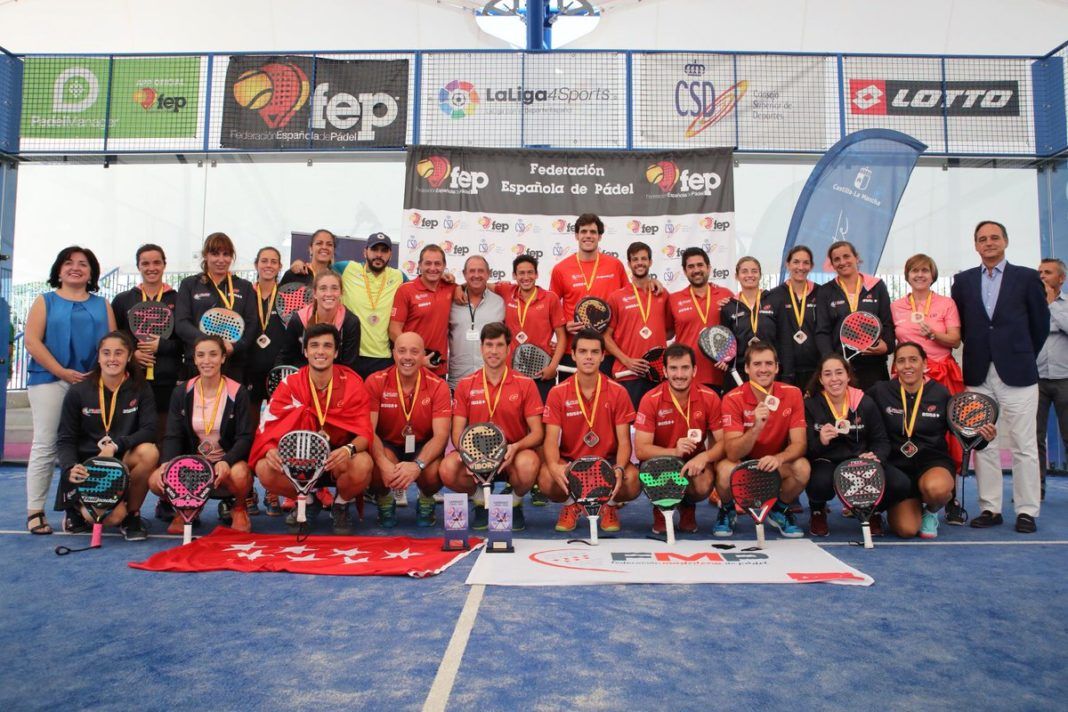 Le selezioni maschili e femminili di Madrid.