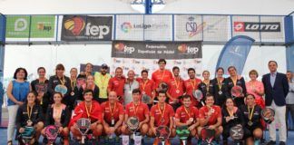 Las selecciones masculina y femenina de Madrid.